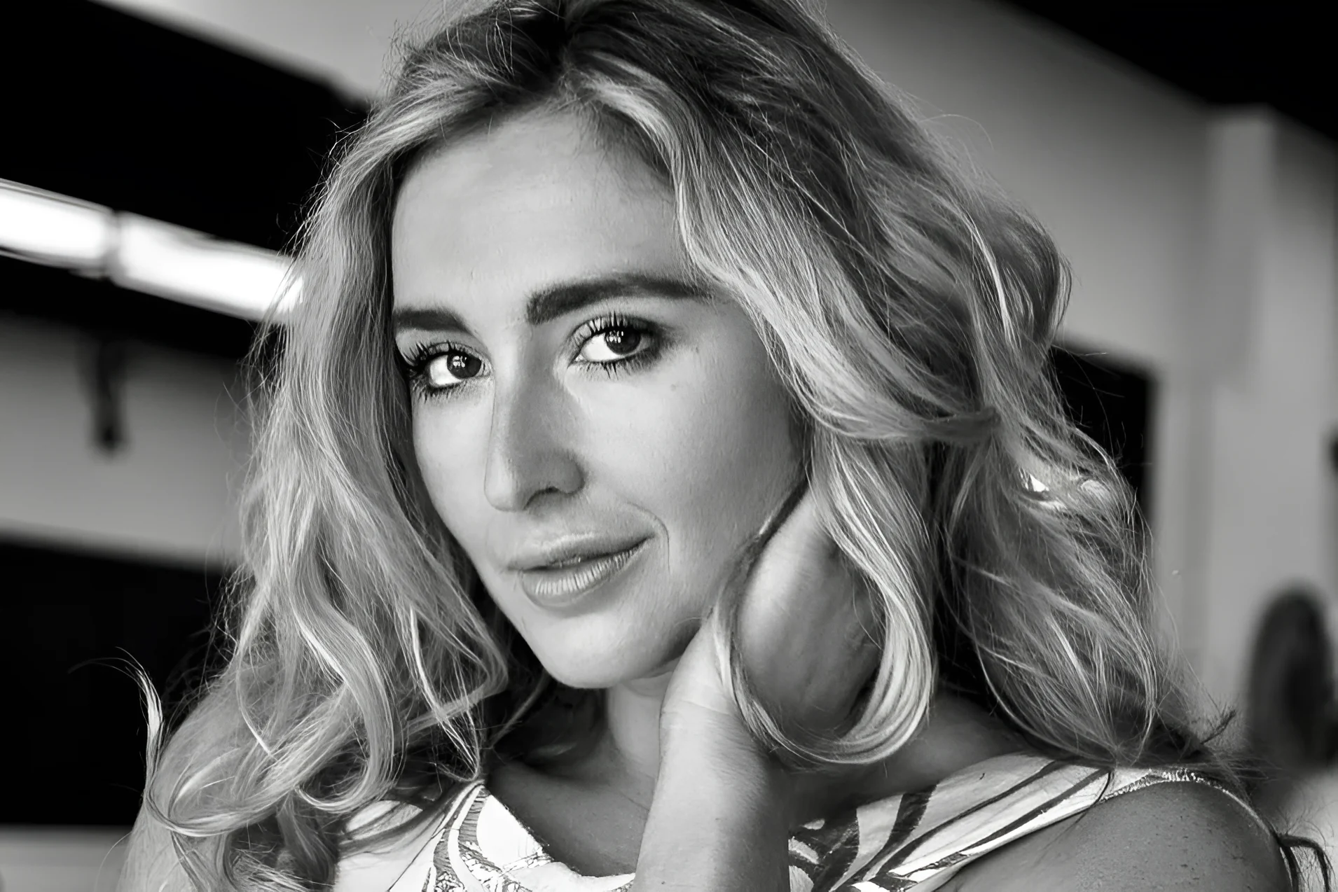 Venicia Rasmussen black and white portrait